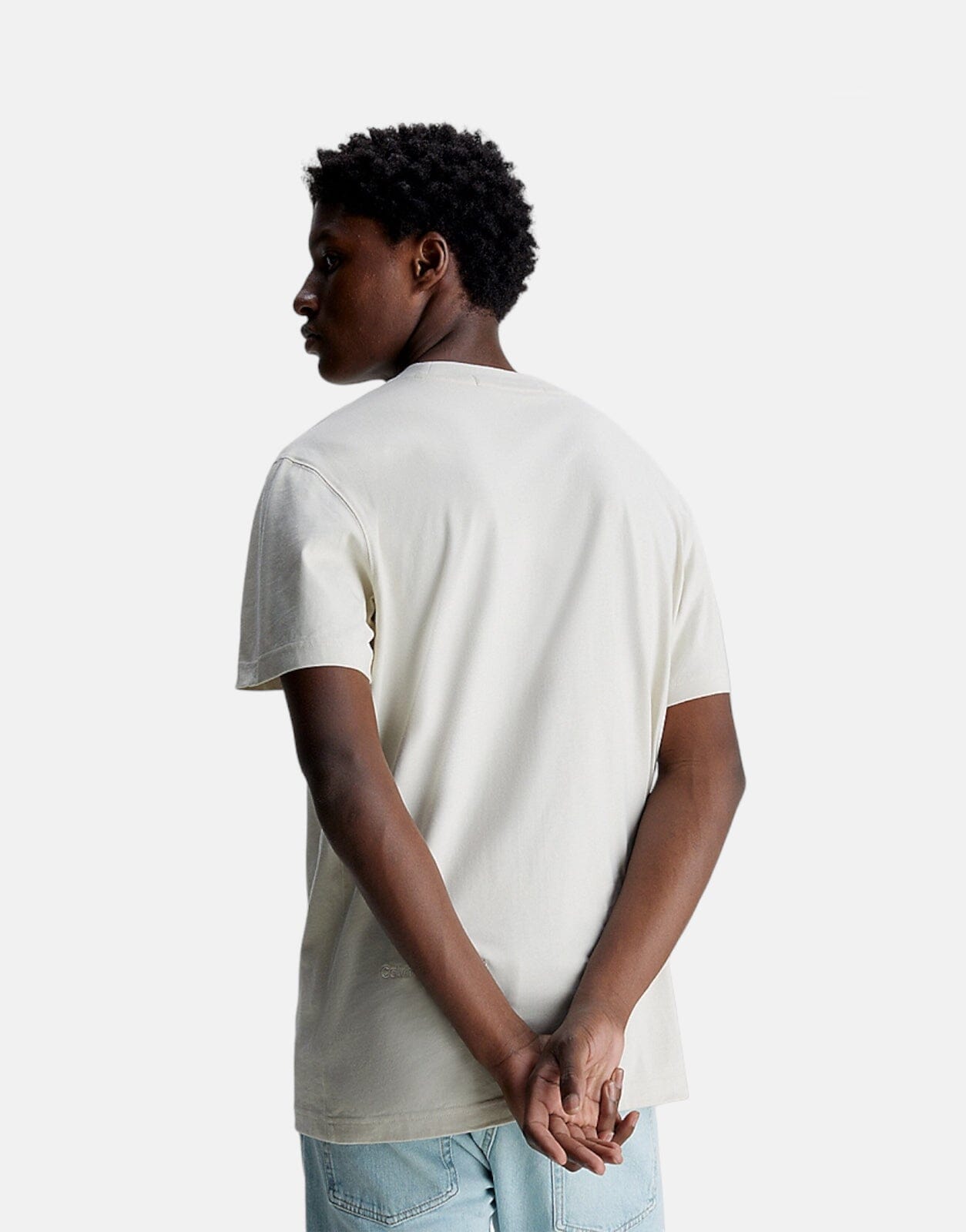 Calvin Klein Chenille T-Shirt Off-White - Subwear